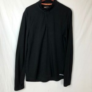 OMNI-WOOL  Mens Size XL Quarter Zip Wool Sweater